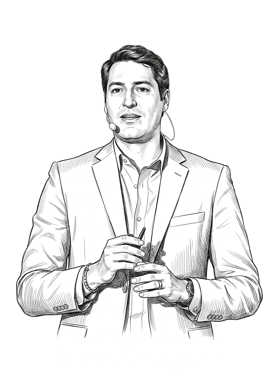Esteban Morales — retrato ilustrado